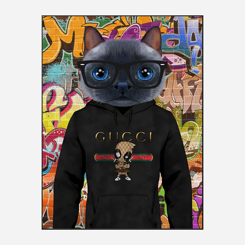 Gucci cat deals hoodie